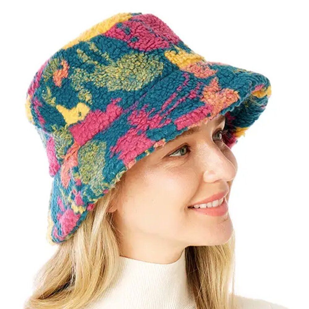 BP Faux Sherpa Winter Bucket Hat OS